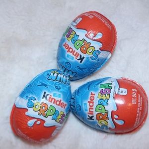 Kinder surprise eggs boy edition